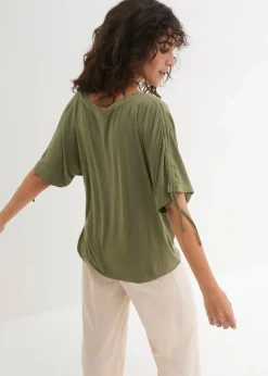 Damen bonprix Shirts & Tops|Shirt aus fließender Viskose