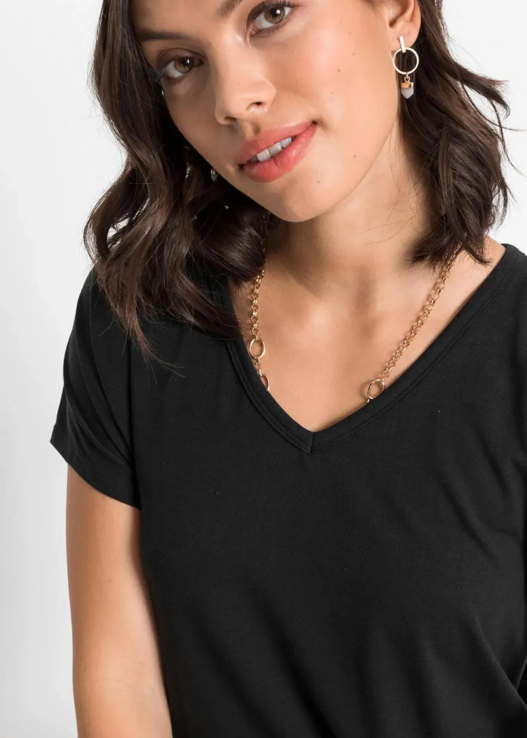 Damen bonprix Nachhaltigere Materialien|Shirts & Tops|Shirt aus nachhaltiger Visksose