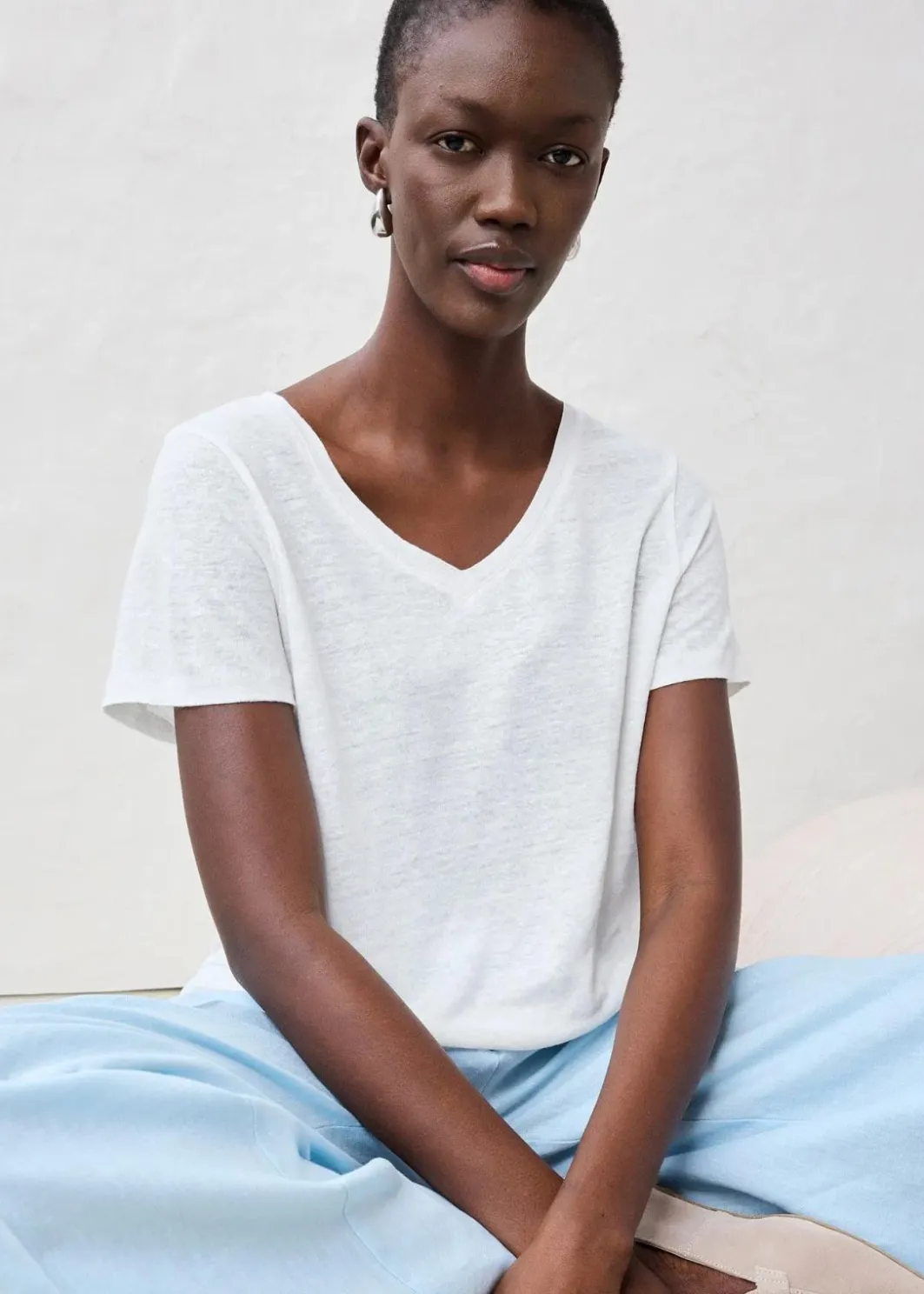 Hot Shirt aus reinem Leinen Damen Shirts & Tops|Premium