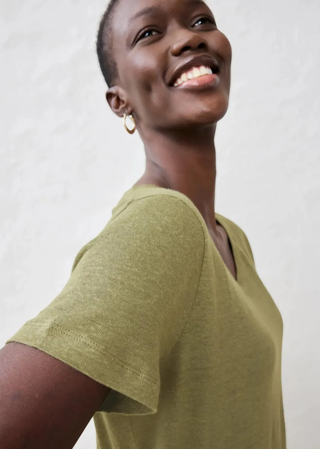 Damen bonprix Premium|Shirts & Tops|Shirt aus reinem Leinen