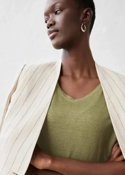 Damen bonprix Premium|Shirts & Tops|Shirt aus reinem Leinen