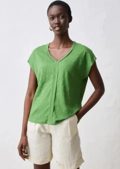 Damen bonprix Premium|Shirts & Tops|Shirt aus reinem Leinen