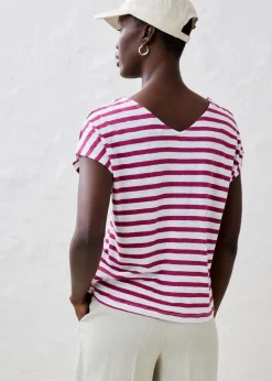 Damen bonprix Premium|Shirts & Tops|Shirt aus reinem Leinen mit Fledermausärmeln