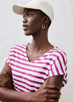 Damen bonprix Premium|Shirts & Tops|Shirt aus reinem Leinen mit Fledermausärmeln