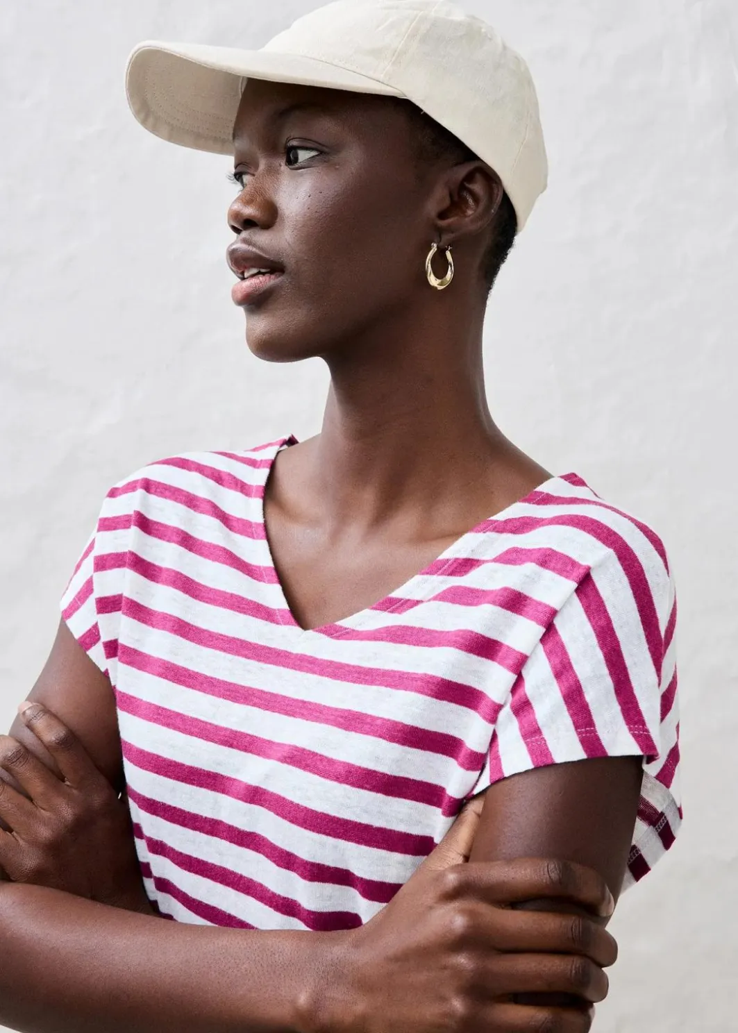 Damen bonprix Premium|Shirts & Tops|Shirt aus reinem Leinen mit Fledermausärmeln