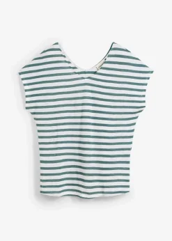 Damen bonprix Shirts & Tops|Premium|Shirt aus reinem Leinen mit Fledermausärmeln