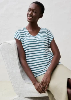 Damen bonprix Shirts & Tops|Premium|Shirt aus reinem Leinen mit Fledermausärmeln