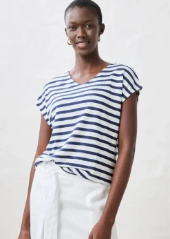 Damen bonprix Shirts & Tops|Premium|Shirt aus reinem Leinen mit Fledermausärmeln