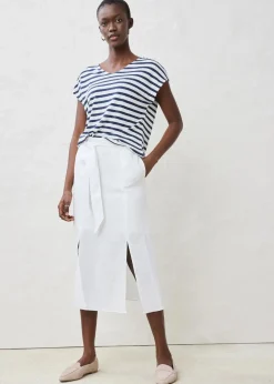 Damen bonprix Shirts & Tops|Premium|Shirt aus reinem Leinen mit Fledermausärmeln