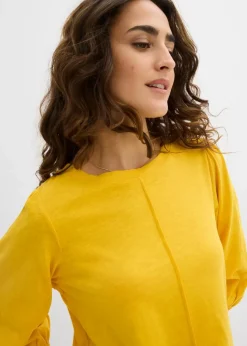 Damen bonprix Nachhaltigere Materialien|Shirts & Tops|Shirt aus reiner Baumwolle