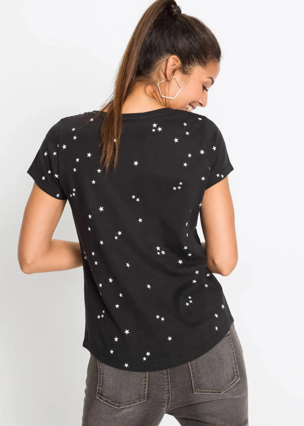 Damen bonprix Shirts & Tops|Shirt aus reiner Baumwolle