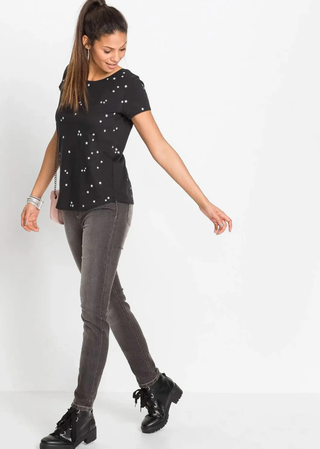 Damen bonprix Shirts & Tops|Shirt aus reiner Baumwolle