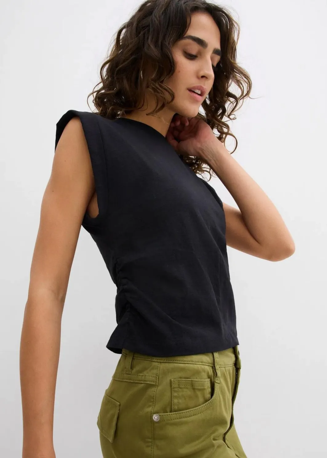Clearance Shirt aus reiner Baumwolle Damen Shirts & Tops