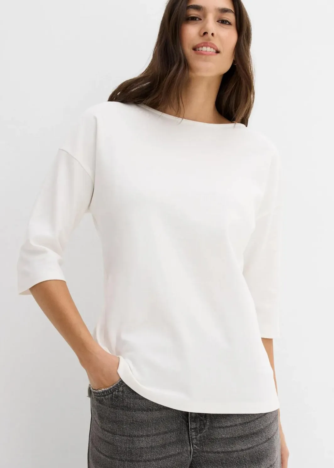 New Shirt aus reiner Baumwolle Damen Shirts & Tops|Nachhaltigere Materialien