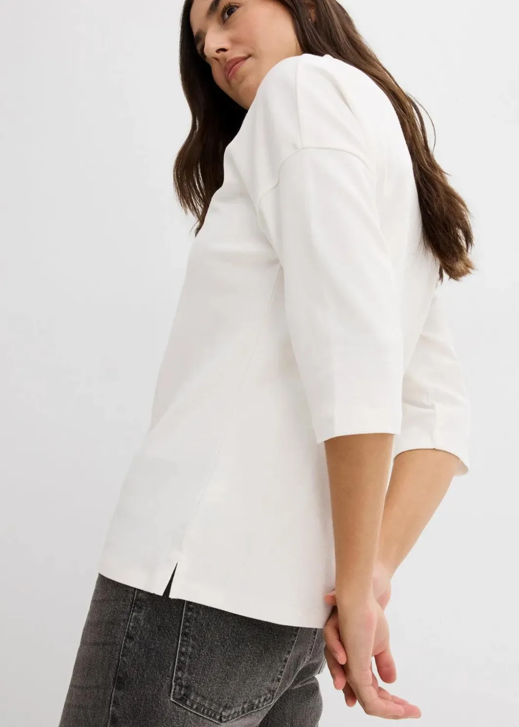 New Shirt aus reiner Baumwolle Damen Shirts & Tops|Nachhaltigere Materialien