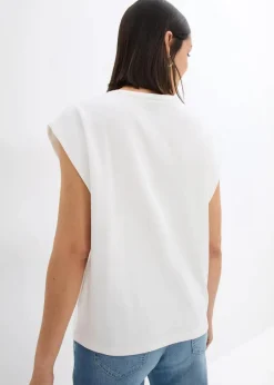 Damen bonprix Nachhaltigere Materialien|Shirts & Tops|Shirt aus reiner Bio-Baumwolle