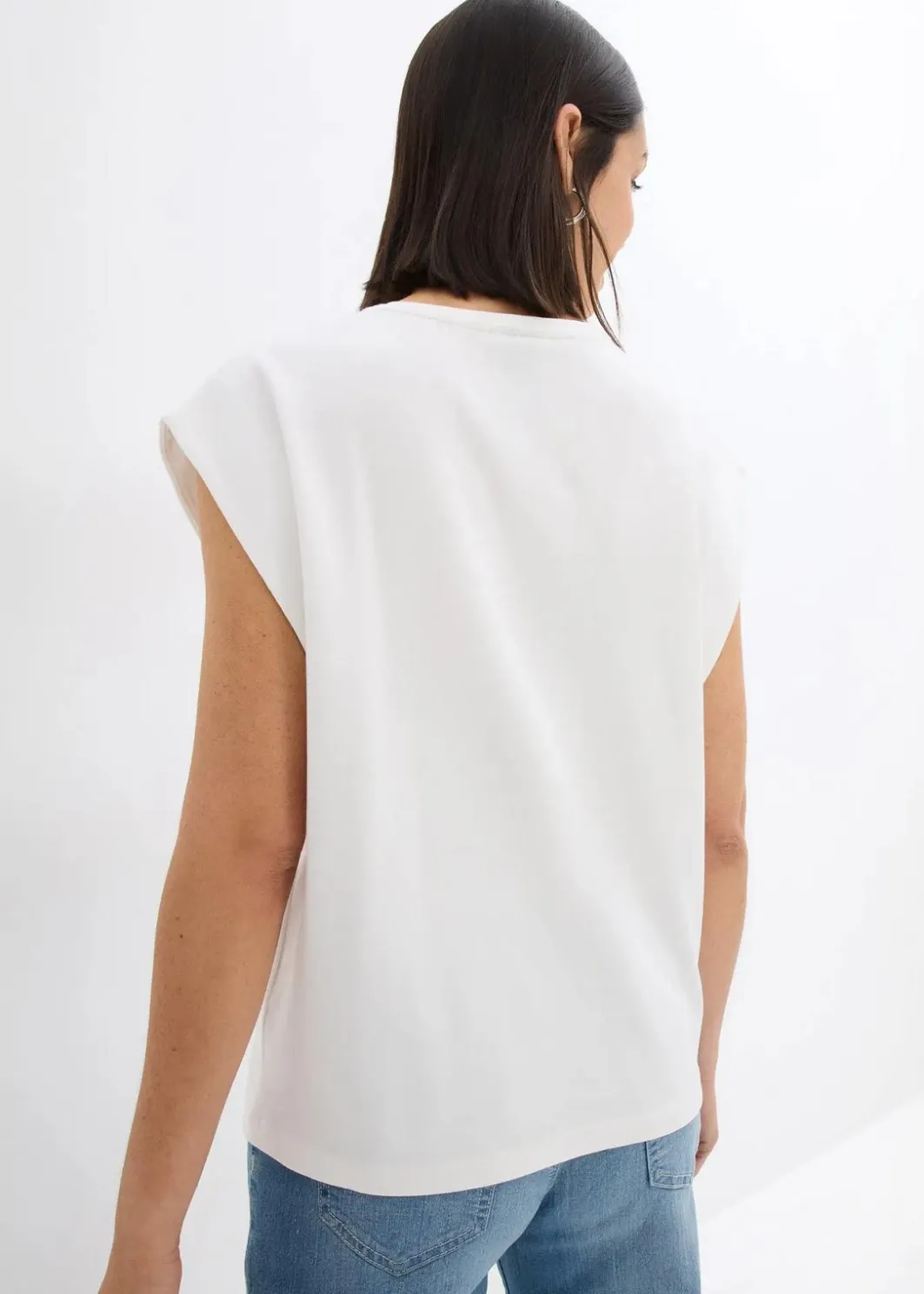 Damen bonprix Nachhaltigere Materialien|Shirts & Tops|Shirt aus reiner Bio-Baumwolle