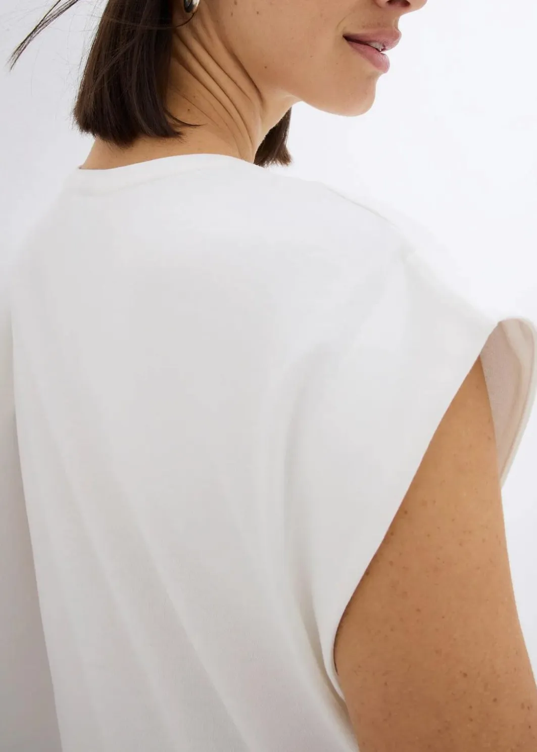 Damen bonprix Nachhaltigere Materialien|Shirts & Tops|Shirt aus reiner Bio-Baumwolle