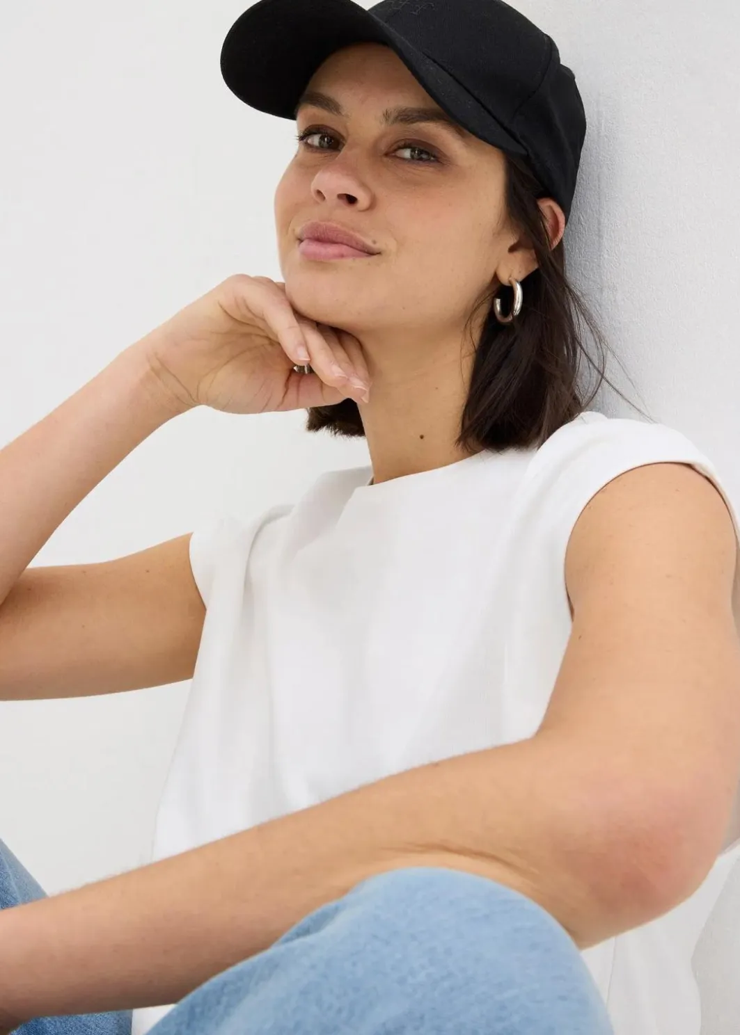 Damen bonprix Nachhaltigere Materialien|Shirts & Tops|Shirt aus reiner Bio-Baumwolle