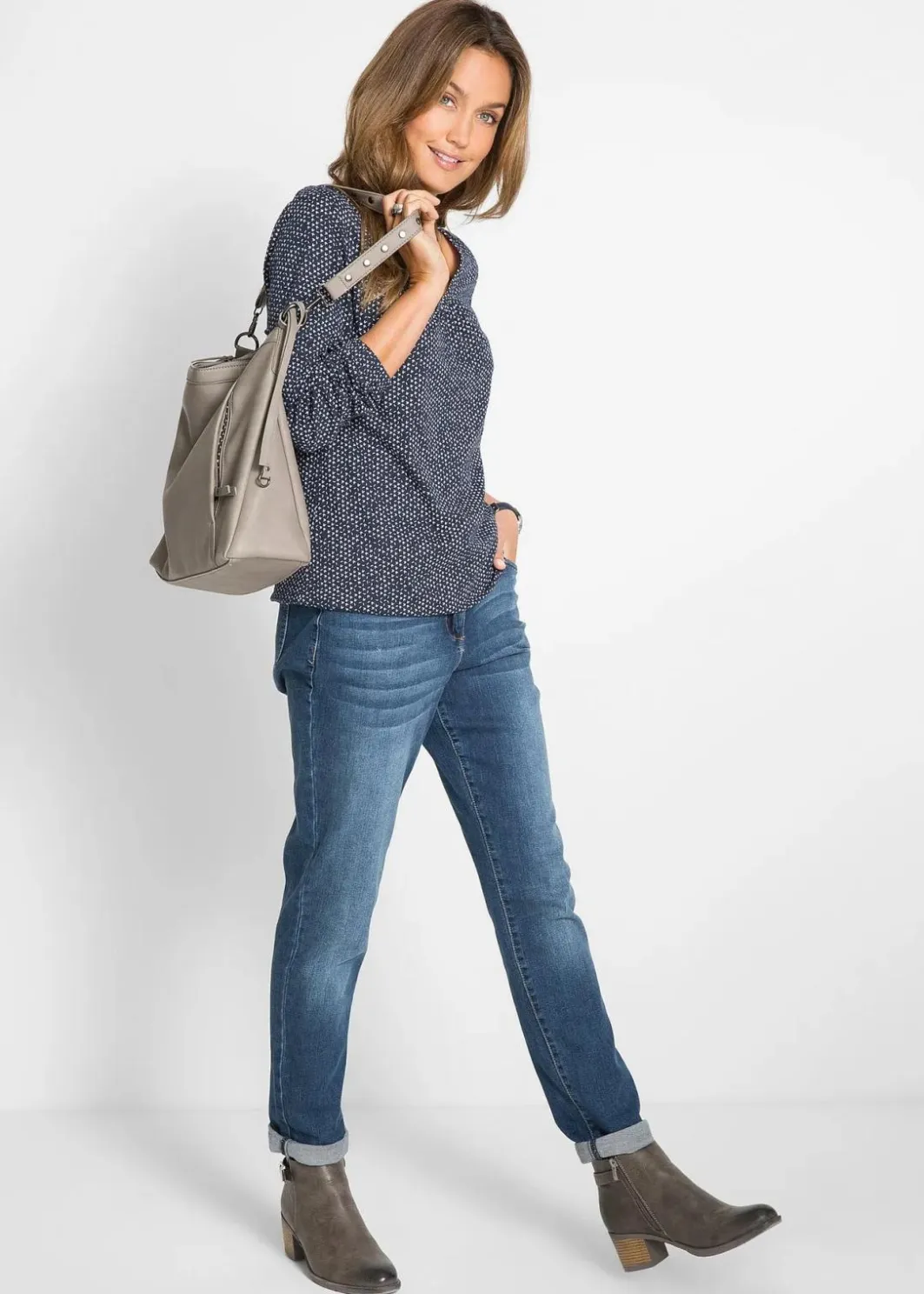 Damen bonprix Shirts & Tops|Shirt aus reiner Bio-Baumwolle