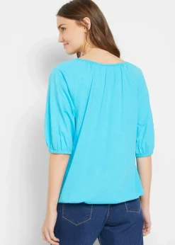 Damen bonprix Nachhaltigere Materialien|Shirts & Tops|Shirt aus reiner Bio-Baumwolle