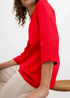 Damen bonprix Bekleidung·Röcke|Basics|Shirt aus reiner schwerer Bio-Baumwolle