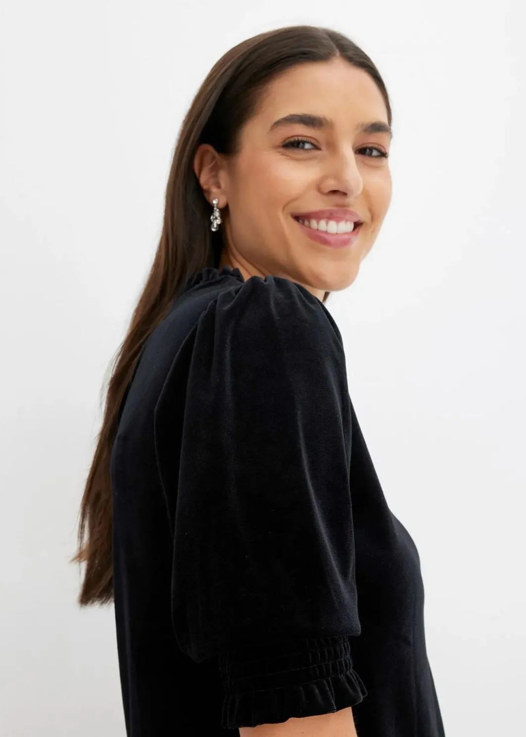 Damen bonprix Shirts & Tops|Shirt aus softem Samt