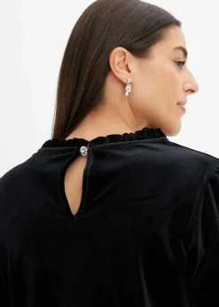 Damen bonprix Shirts & Tops|Shirt aus softem Samt