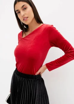 Damen bonprix Shirts & Tops|Shirt aus softem Samt