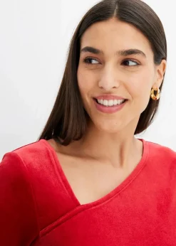 Damen bonprix Shirts & Tops|Shirt aus softem Samt