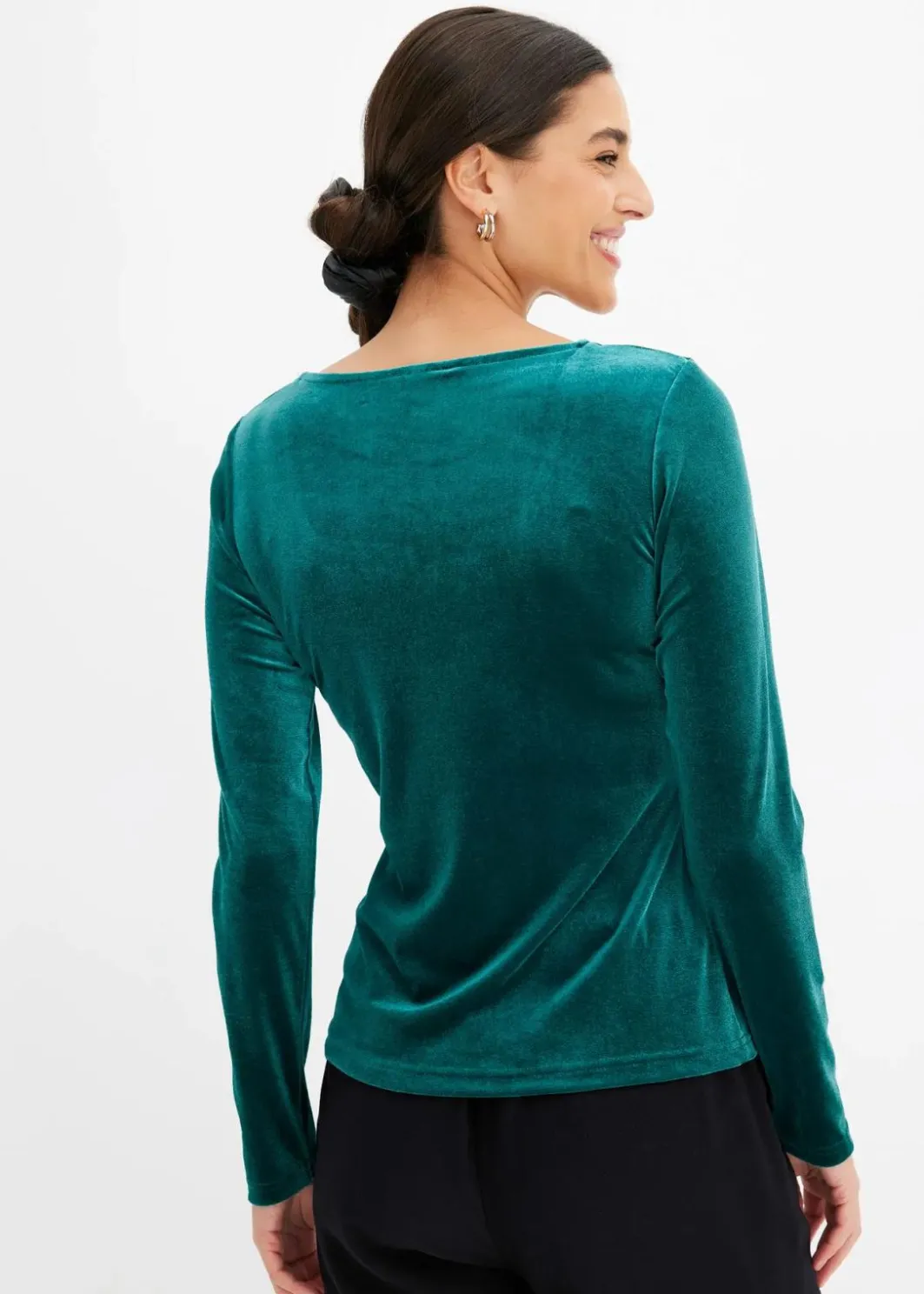 Damen bonprix Shirts & Tops|Shirt aus softem Samt