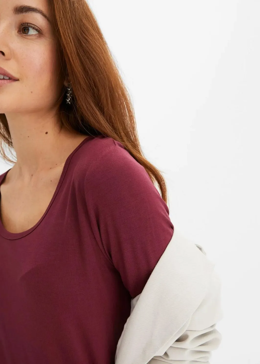 Sale Shirt aus softem Viskose-Mix Damen Shirts & Tops|Basics