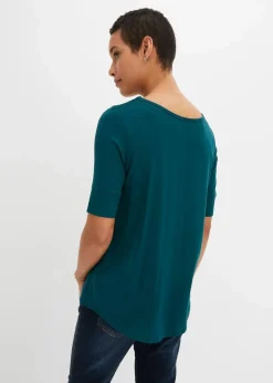 Damen bonprix Shirts & Tops|Basics|Shirt aus softem Viskose-Mix