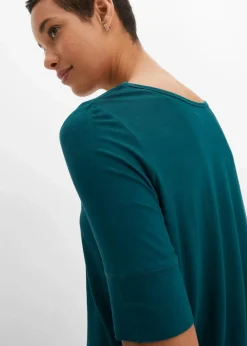 Damen bonprix Shirts & Tops|Basics|Shirt aus softem Viskose-Mix