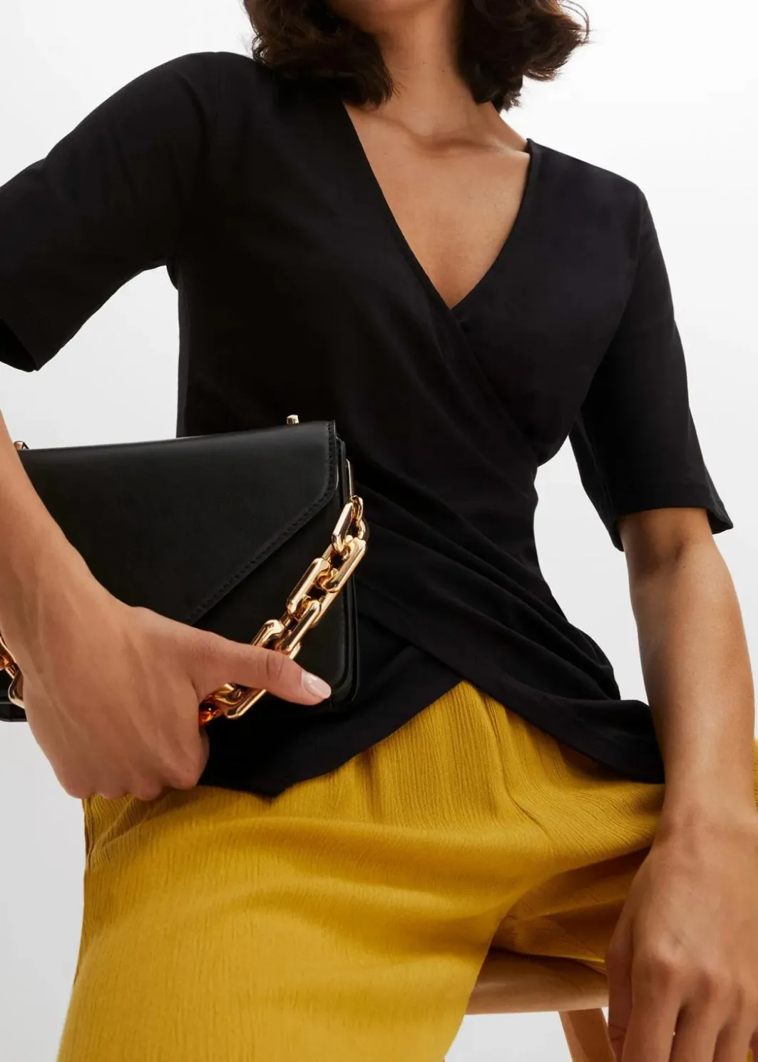 Damen bonprix Shirts & Tops|Nachhaltigere Materialien|Shirt aus softem Viskose-Mix