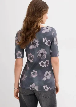 Damen bonprix Shirts & Tops|Nachhaltigere Materialien|Shirt aus softem Viskose-Mix