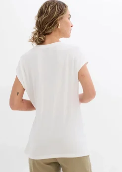 Damen bonprix Shirts & Tops|Shirt aus softem Viskose-Mix