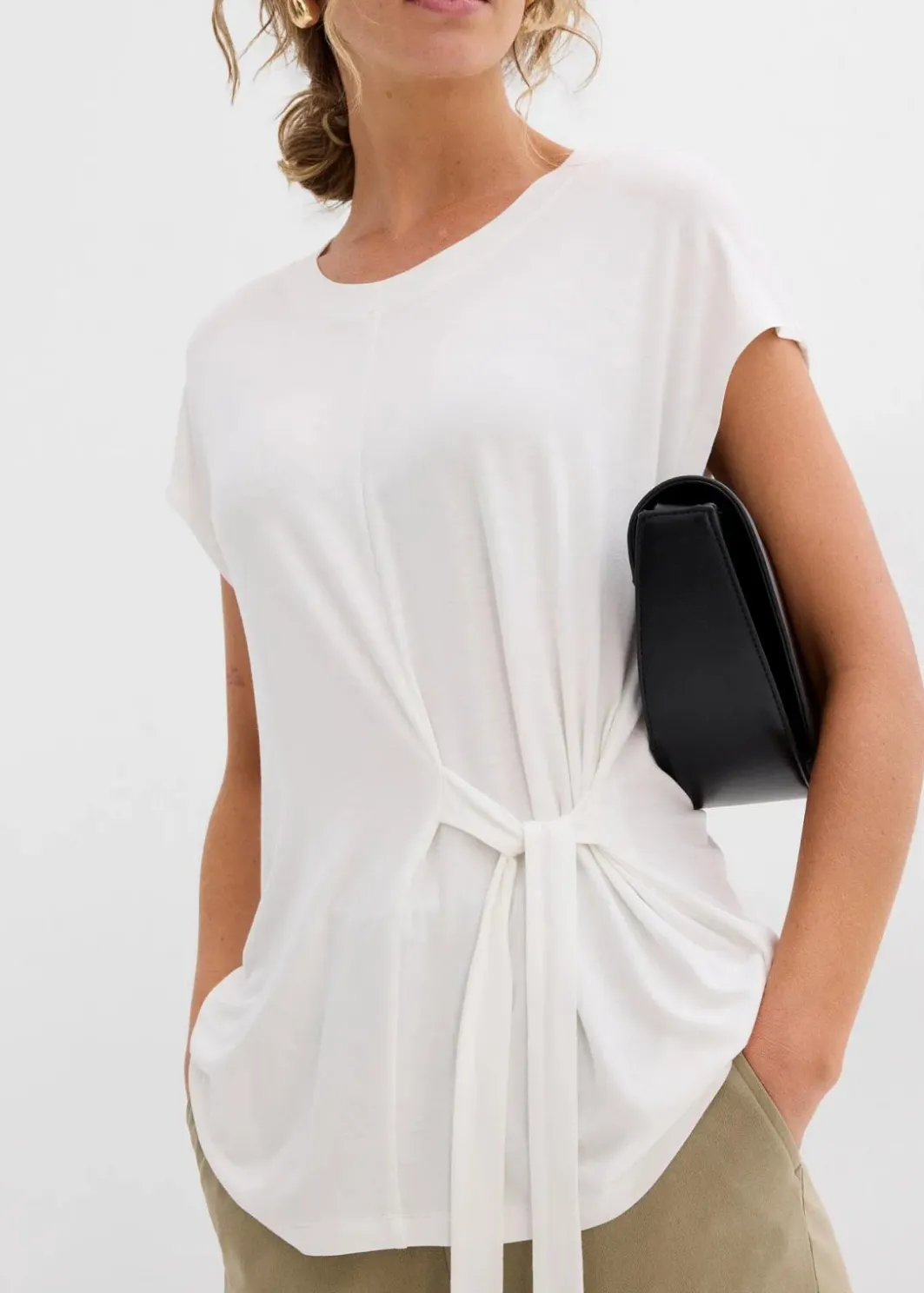 Damen bonprix Shirts & Tops|Shirt aus softem Viskose-Mix