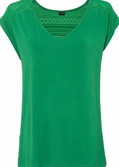 Damen bonprix Shirts & Tops|Nachhaltigere Materialien|Shirt aus softem Viskose-Mix