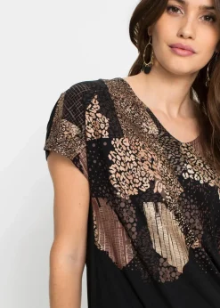 Damen bonprix Nachhaltigere Materialien|Shirts & Tops|Shirt aus softem Viskose-Mix