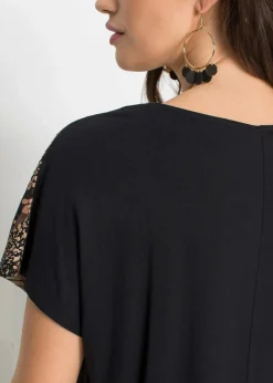 Damen bonprix Nachhaltigere Materialien|Shirts & Tops|Shirt aus softem Viskose-Mix