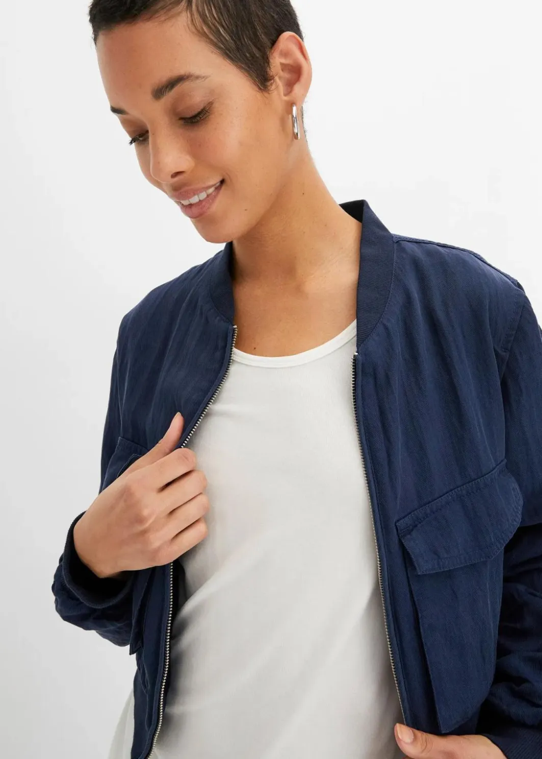 Damen bonprix Shirts & Tops|Basics|Shirt aus softem Viskose-Mix
