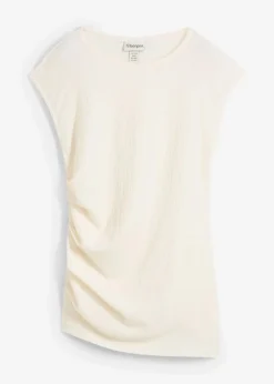 Damen bonprix Shirts & Tops|Shirt aus strukturiertem Crêpe
