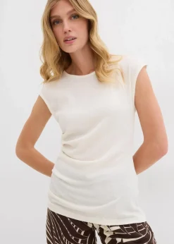 Damen bonprix Shirts & Tops|Shirt aus strukturiertem Crêpe