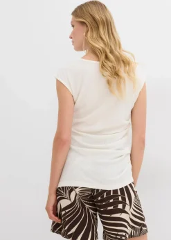 Damen bonprix Shirts & Tops|Shirt aus strukturiertem Crêpe