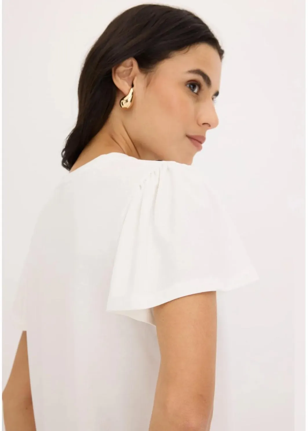 Damen bonprix Shirts & Tops|Shirt aus Viskose mit Knöpfen