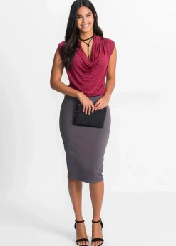 Clearance Shirt aus Viskose-Mix Damen Shirts & Tops|Nachhaltigere Materialien