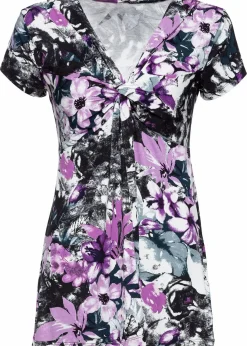 Damen bonprix Nachhaltigere Materialien|Shirts & Tops|Shirt aus Viskose-Mix