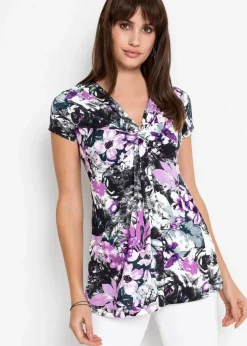 Damen bonprix Nachhaltigere Materialien|Shirts & Tops|Shirt aus Viskose-Mix