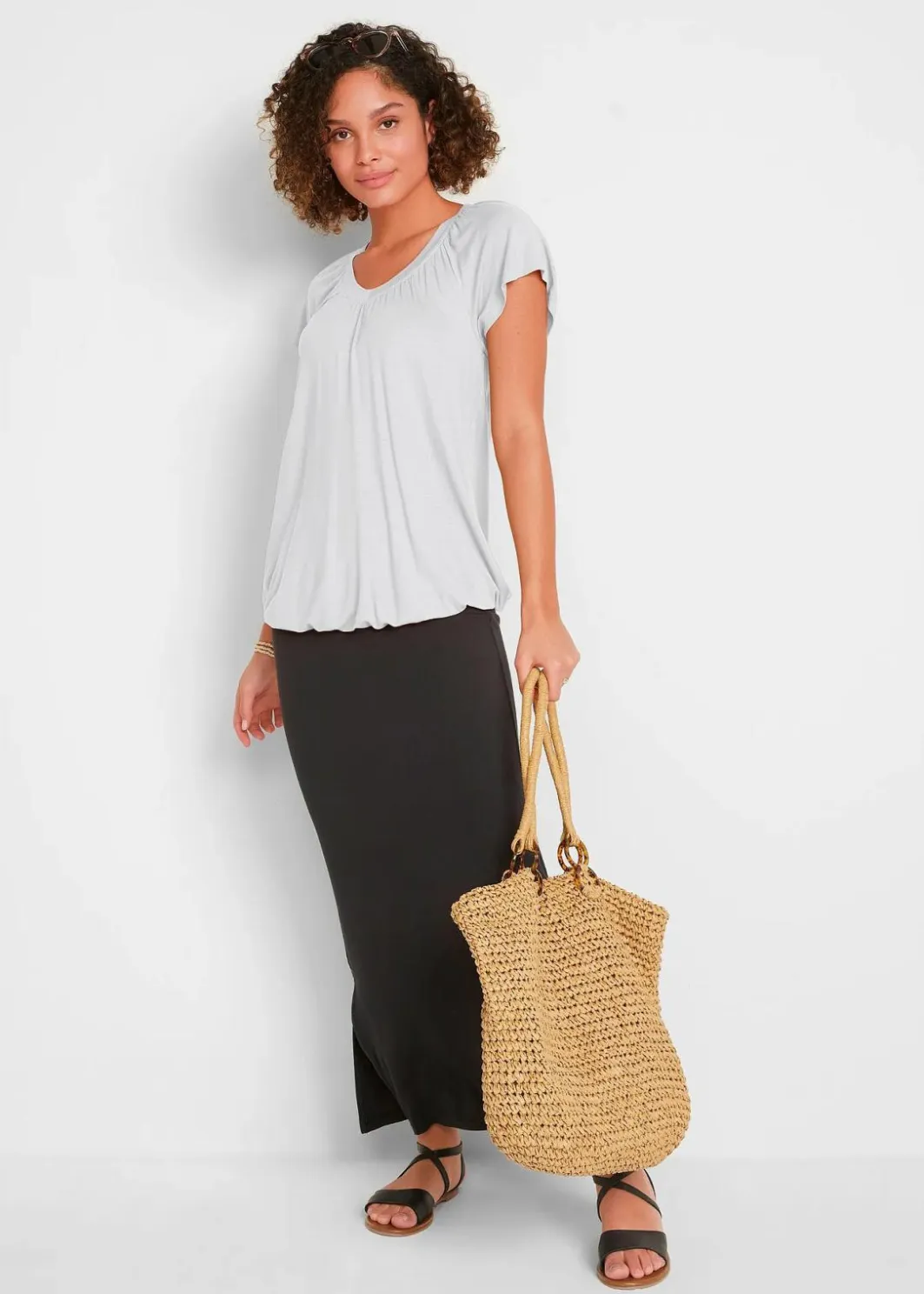 Best Shirt aus Viskose-Mix Damen Nachhaltigere Materialien|Shirts & Tops